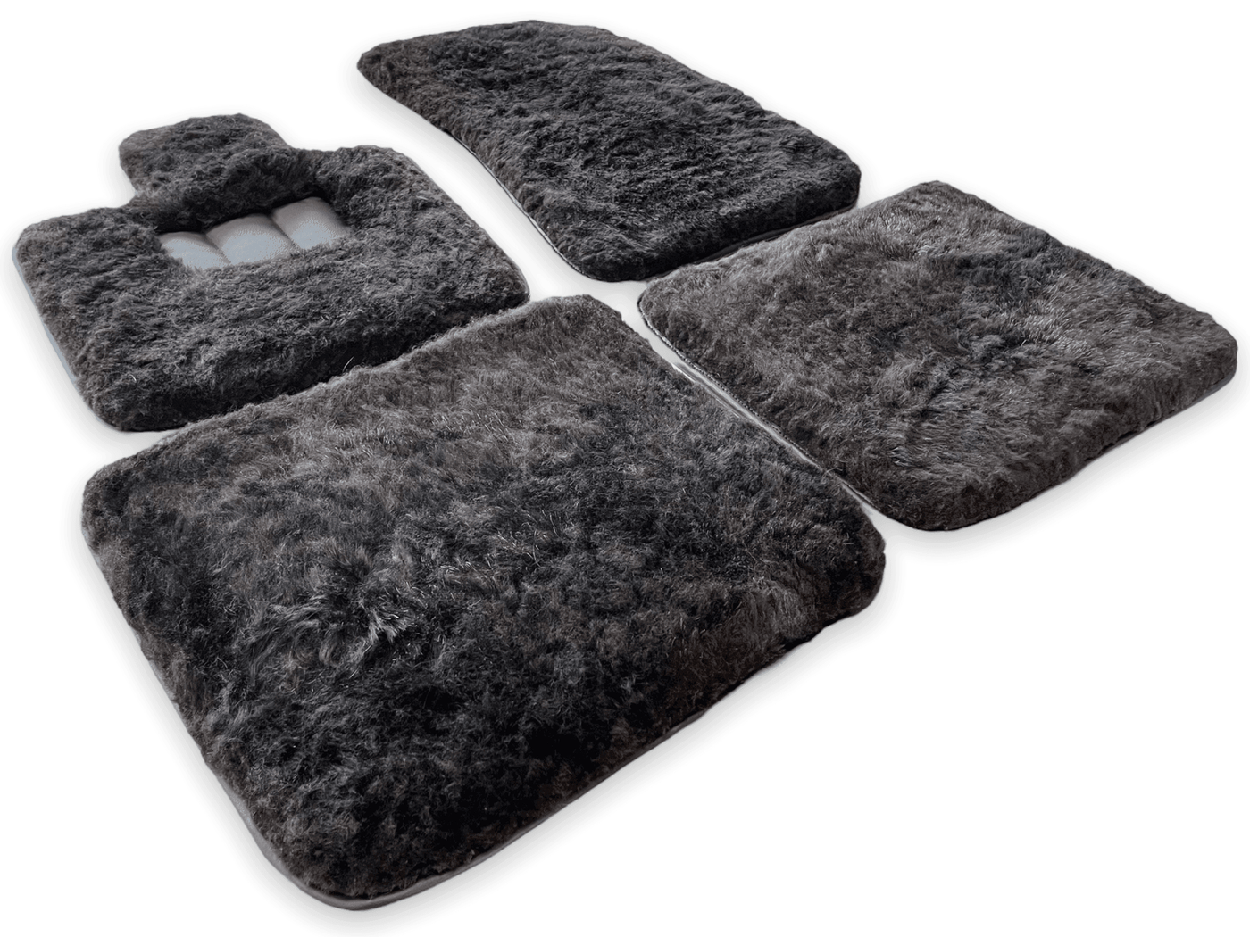 Genuine Sheepskin Floor Mats Rolls Royce Spectre (2023-2024) Er56 Design Brand - AutoWin