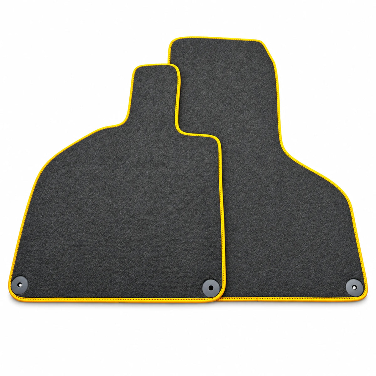 Gray Car Floor Mats for Lamborghini Huracan EVO | Yellow Trim