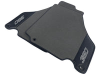 Gray Floor Mats For Ferrari 360 Modena 1999-2005 With Carbon Fiber Leather - AutoWin