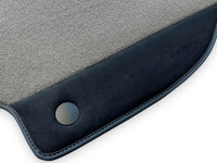 Gray Floor Mats For Ferrari 488 GTB 2015-2022 Carpets With Alcantara Leather