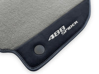 Grå Bilmatter For Ferrari 488 Spider 2015-2022 Alcantara Lær - AutoWin
