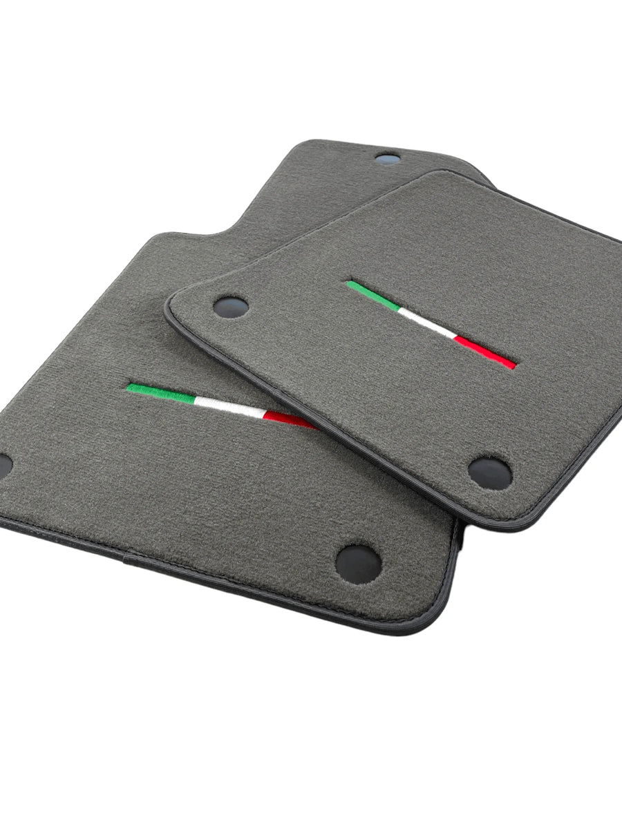 Gray Floor Mats For Ferrari 599 Coupe 2006-2012 Italian Edition - AutoWin