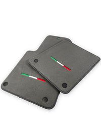 Gray Floor Mats For Ferrari 599 Coupe 2006-2012 Italian Edition - AutoWin