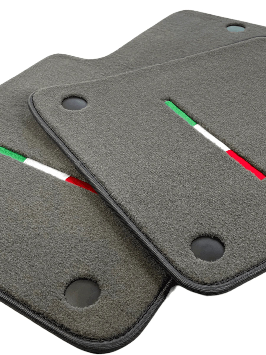 Gray Floor Mats For Ferrari 612 Scaglietti 2005-2011 Italian Edition - AutoWin