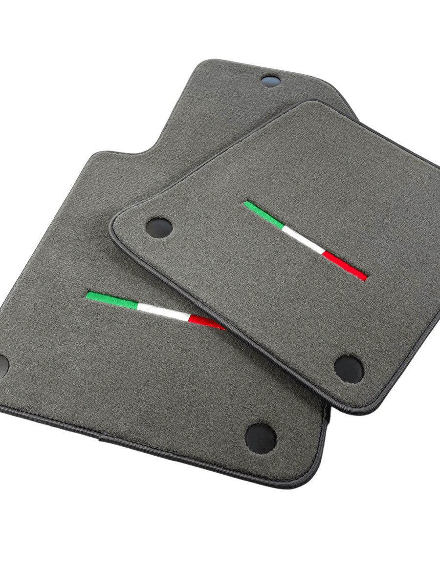 Gray Floor Mats For Ferrari 612 Scaglietti 2005-2011 Italian Edition - AutoWin