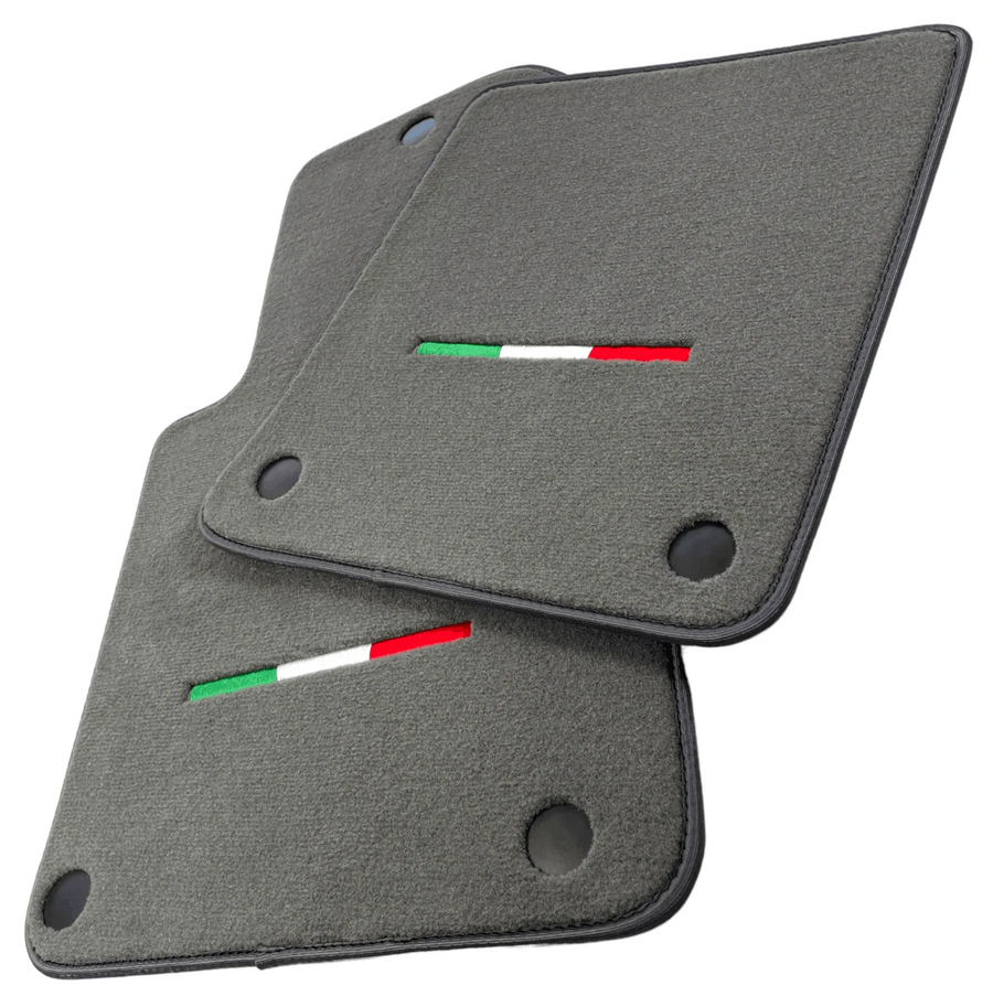 Gray Floor Mats For Ferrari 612 Scaglietti 2005-2011 Italian Edition - AutoWin