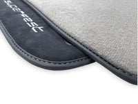 Gray Floor Mats For Ferrari 812 Superfast With Alcantara Leather - AutoWin