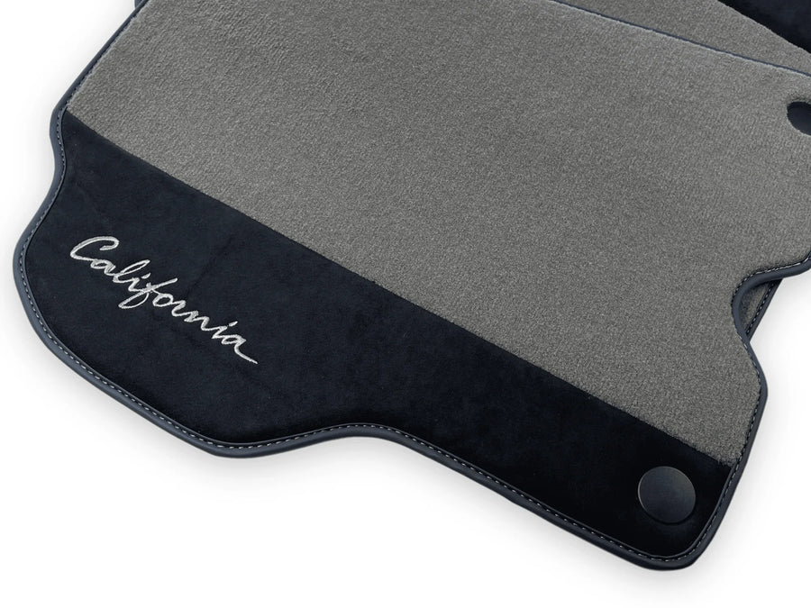 Grå Bilmatter For Ferrari California 2008-2014 Med Alcantara - AutoWin