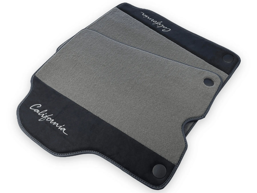 Grå Bilmatter For Ferrari California 2008-2014 Med Alcantara - AutoWin