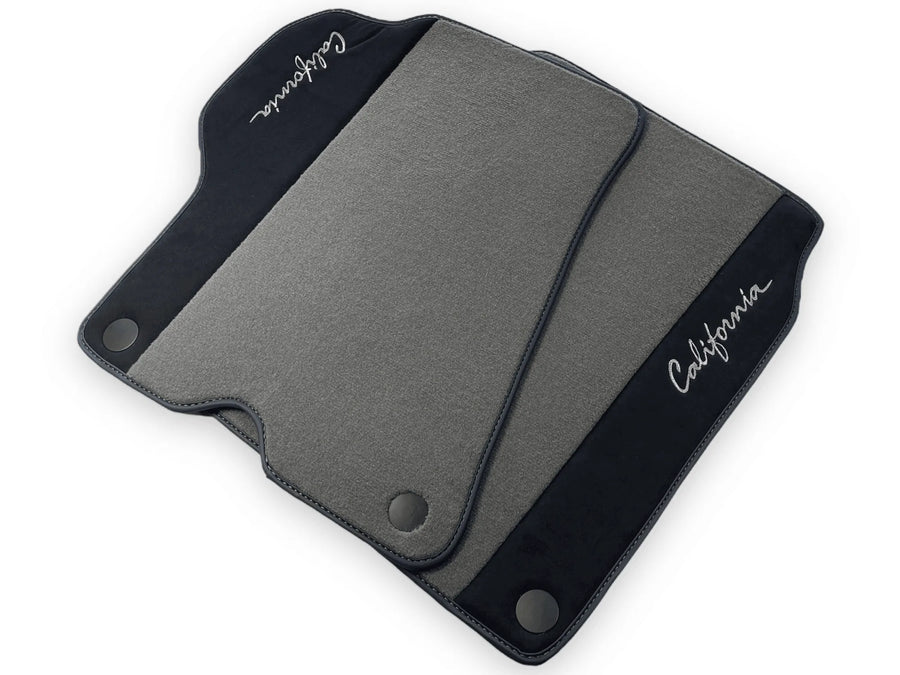 Grå Bilmatter For Ferrari California 2008-2014 Med Alcantara - AutoWin