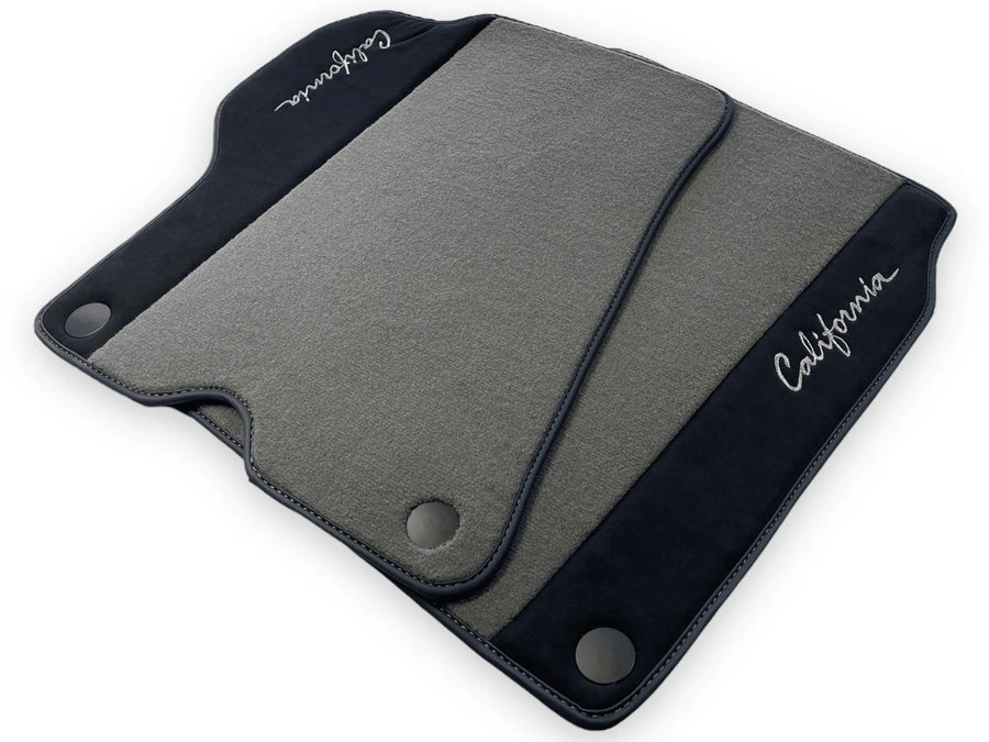 Grå Bilmatter For Ferrari California 2008-2014 Med Alcantara - AutoWin