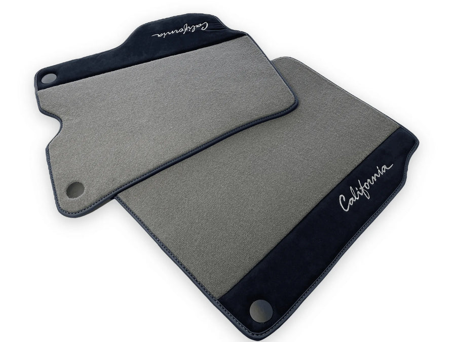 Grå Bilmatter For Ferrari California 2008-2014 Med Alcantara - AutoWin