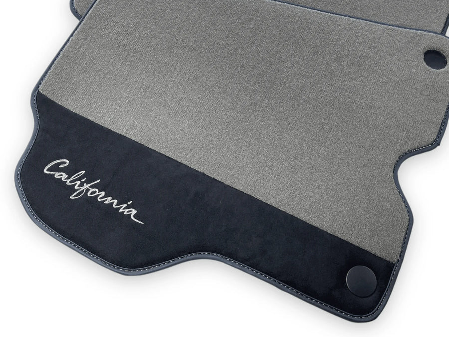 Grå Bilmatter For Ferrari California 2008-2014 Med Alcantara - AutoWin