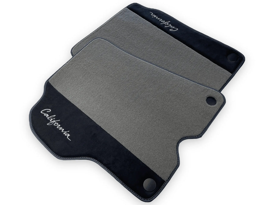 Grå Bilmatter For Ferrari California 2008-2014 Med Alcantara - AutoWin