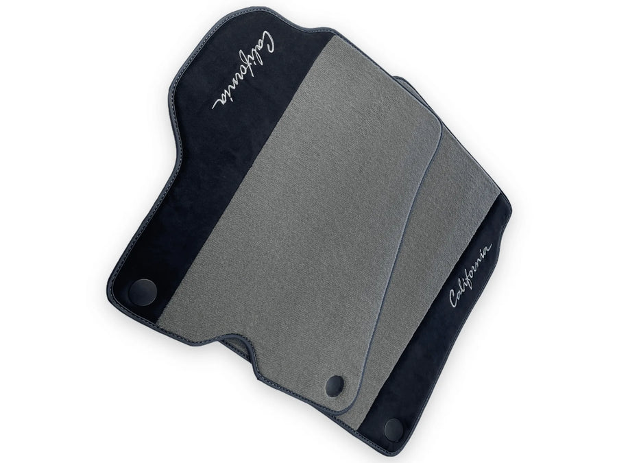 Grå Bilmatter For Ferrari California 2008-2014 Med Alcantara - AutoWin