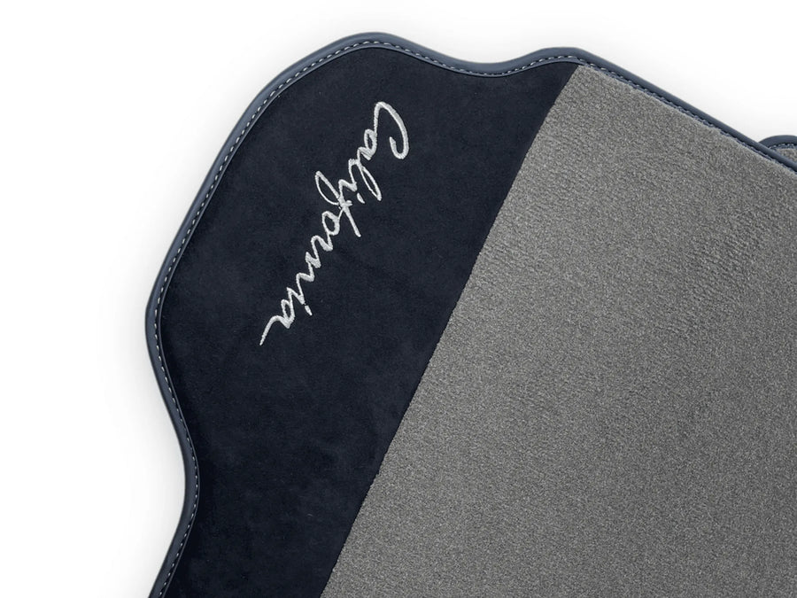 Grå Bilmatter For Ferrari California 2008-2014 Med Alcantara - AutoWin