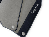 Grå Bilmatter For Ferrari California 2008-2014 Med Alcantara - AutoWin