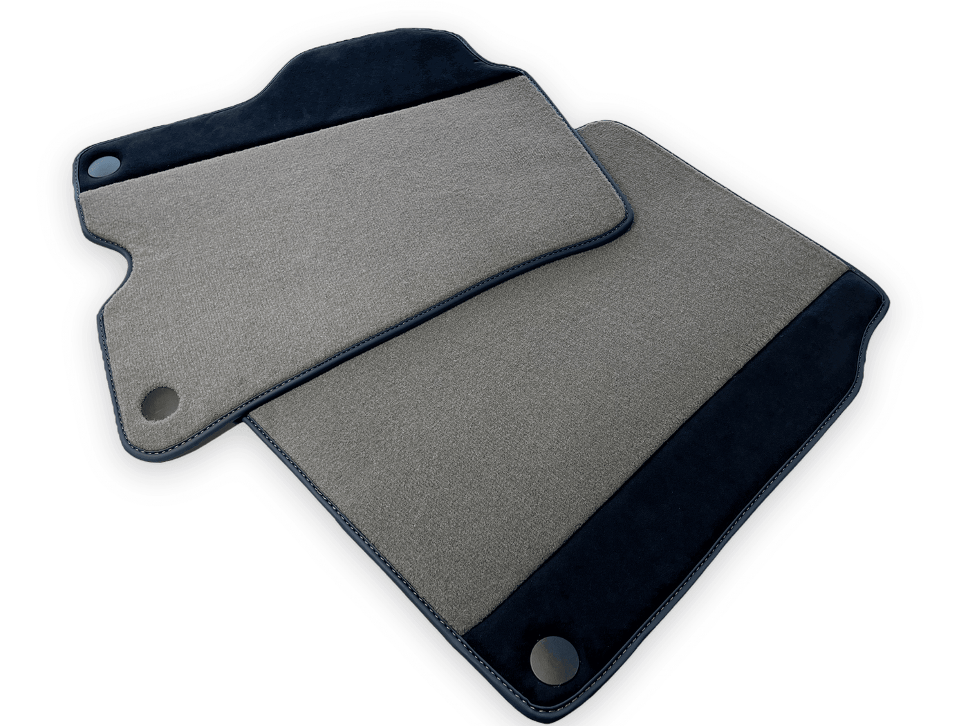 Gray Floor Mats For Ferrari California 2008-2014 With Alcantara - AutoWin