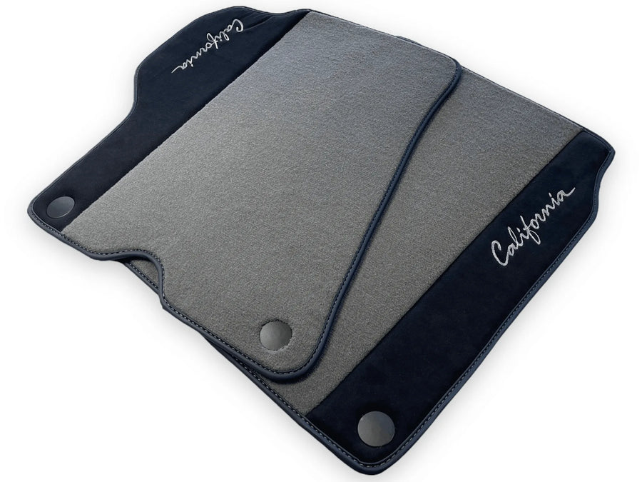 Grå Bilmatter For Ferrari California 2008-2014 Med Alcantara - AutoWin