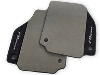 Gray Floor Mats For Ferrari F8 Spider 2019-2022 With Alcantara Leather - AutoWin