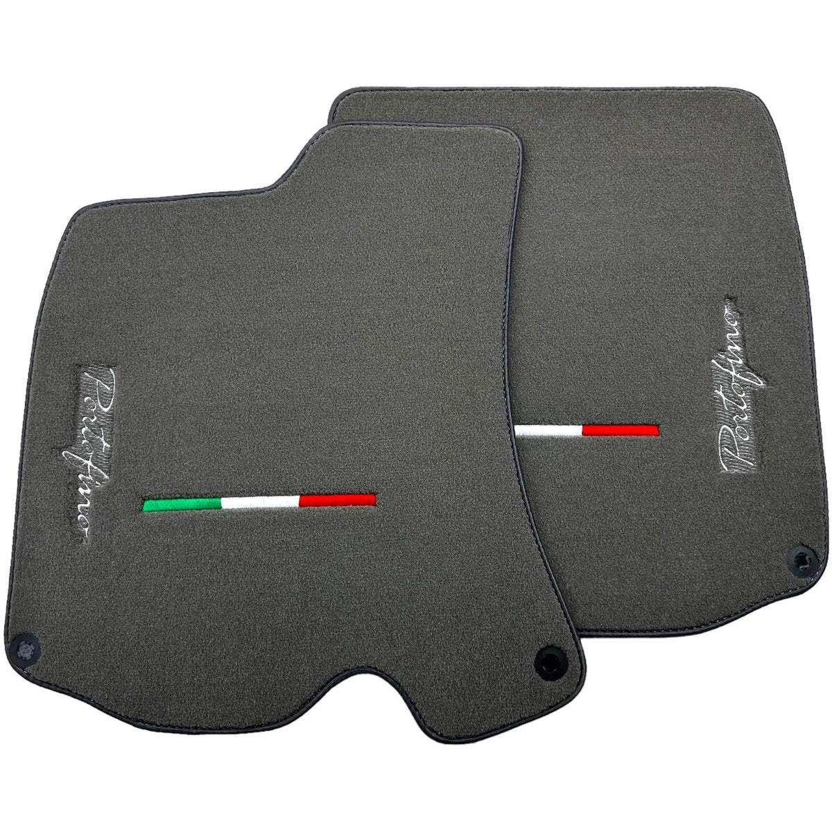 Gray Floor Mats for Ferrari Portofino (2018-2023) Italian Edition - AutoWin