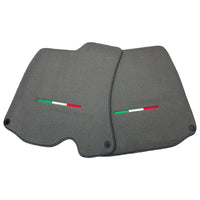 Gray Floor Mats For Ferrari Roma (2021-2024) Italian Edition - AutoWin