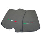 Gray Floor Mats For Ferrari Roma (2021-2024) Italian Edition - AutoWin