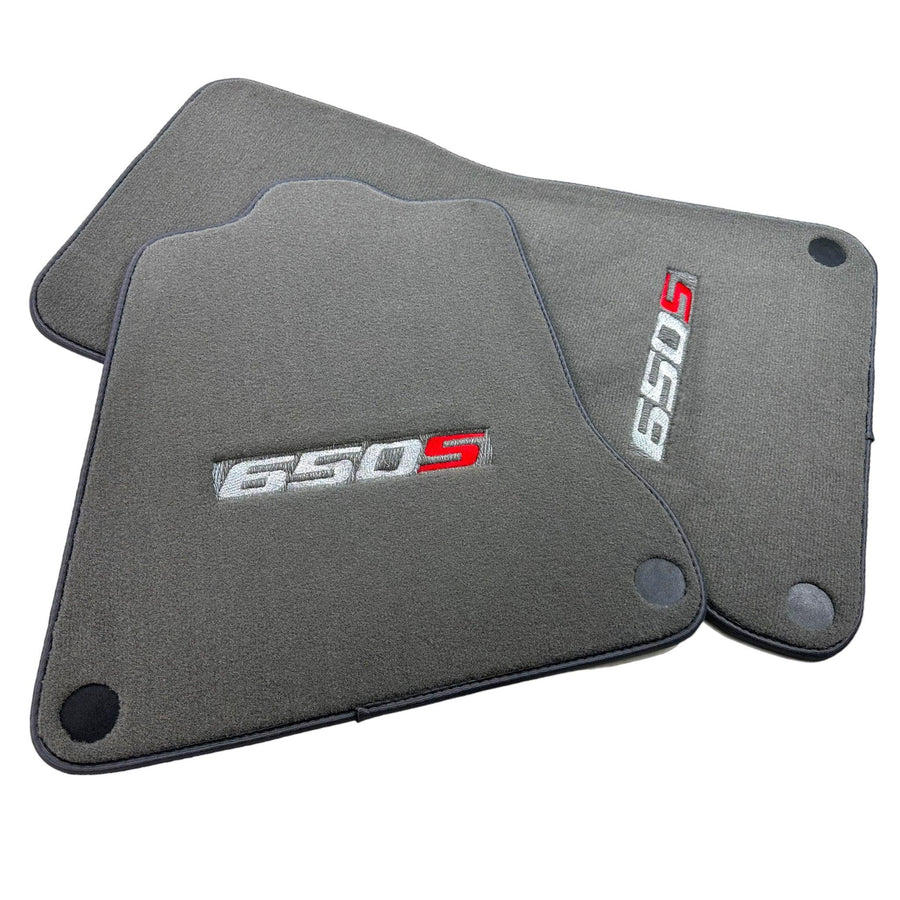 Gray Floor Mats For McLaren 650S Tailored - AutoWin