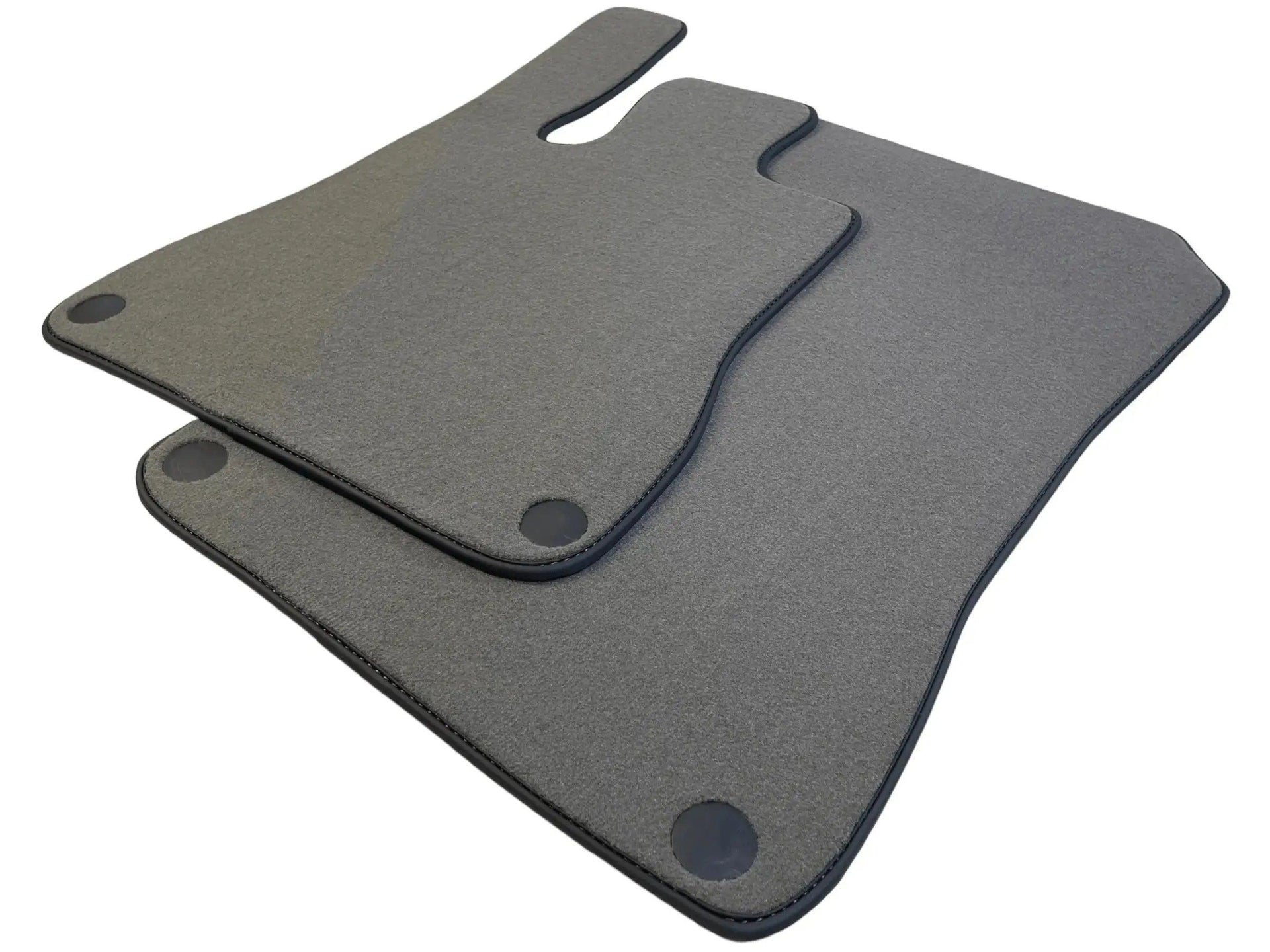 Gray Floor Mats For Mercedes-Benz R171 (2004-2011) Black Trim - AutoWin