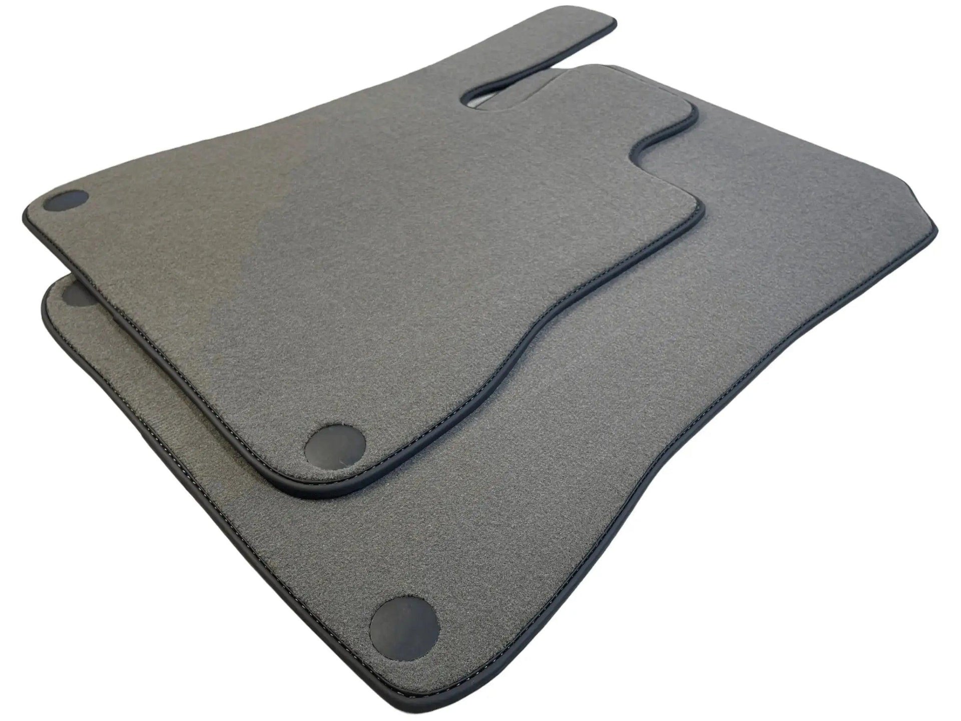 Gray Floor Mats For Mercedes-Benz R171 (2004-2011) Black Trim - AutoWin