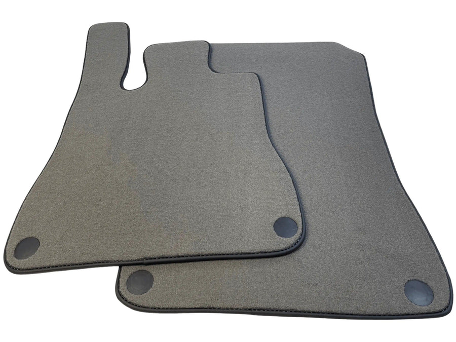 Gray Floor Mats For Mercedes-Benz SL R232 (2022-2023) Black Trim - AutoWin