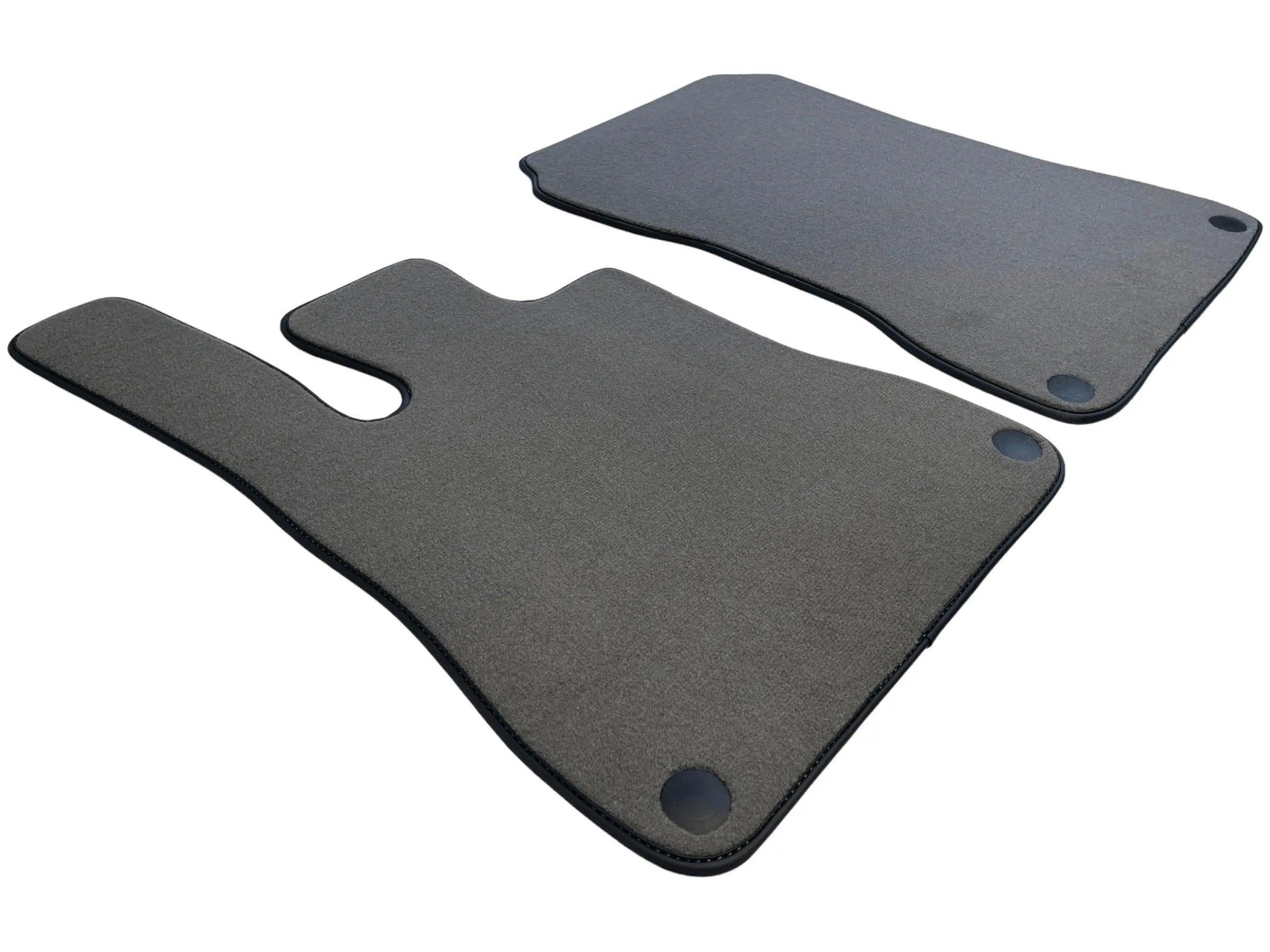 Gray Floor Mats For Mercedes-Benz SLC R172 (2016-2023) Black Trim - AutoWin