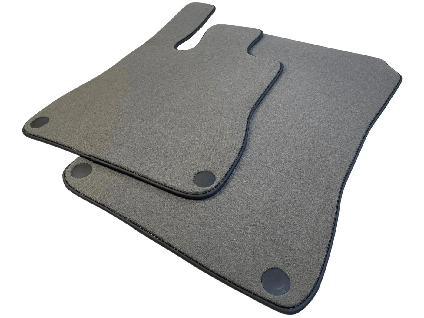 Gray Floor Mats For Mercedes-Benz SLK R170 (2000-2004) Black Trim - AutoWin