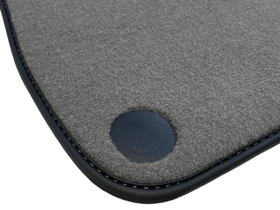 Gray Floor Mats For Mercedes-Benz SLK R172 (2011-2023) Black Trim - AutoWin