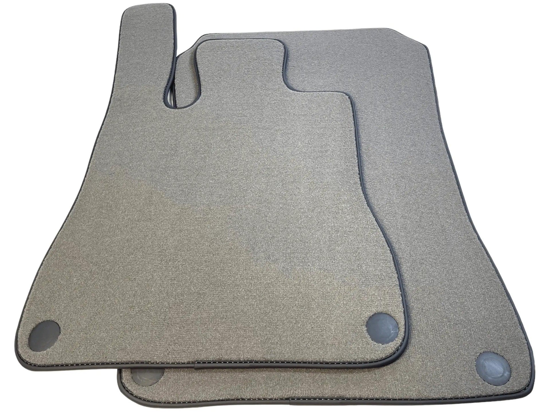 Gray Floor Mats For Mercedes-Benz SLK R172 (2011-2023) Black Trim - AutoWin