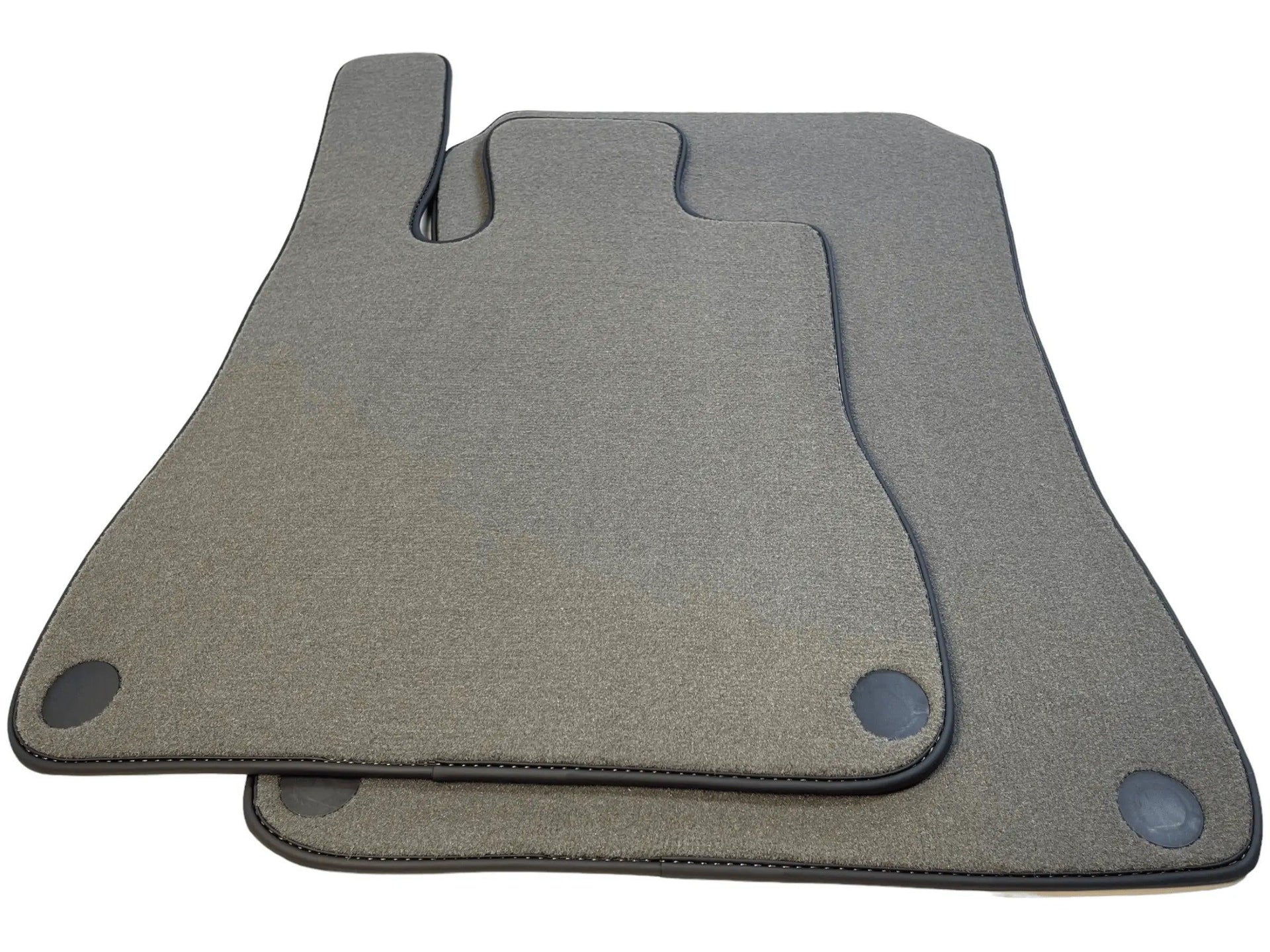 Gray Floor Mats For Mercedes-Benz SLK R172 (2011-2023) Black Trim - AutoWin