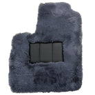Gray Sheepskin Floor Mats For Bentley Continental GTC (2011-2018) ER56 Design - AutoWin