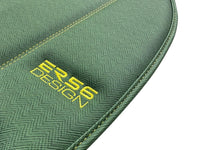 Green Leather Floor Mats For Ferrari 488 Pista Spider (2019-2021) ER56 Design - AutoWin