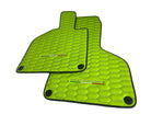 Green Leather Floor Mats for Lamborghini Huracan - AutoWin