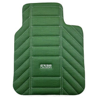 Green Leather Floor Mats For Rolls Royce Black Badge Phantom VIII (2017-2024)