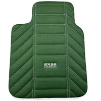 Green Leather Floor Mats For Rolls Royce Black Badge Phantom VIII (2017-2024)