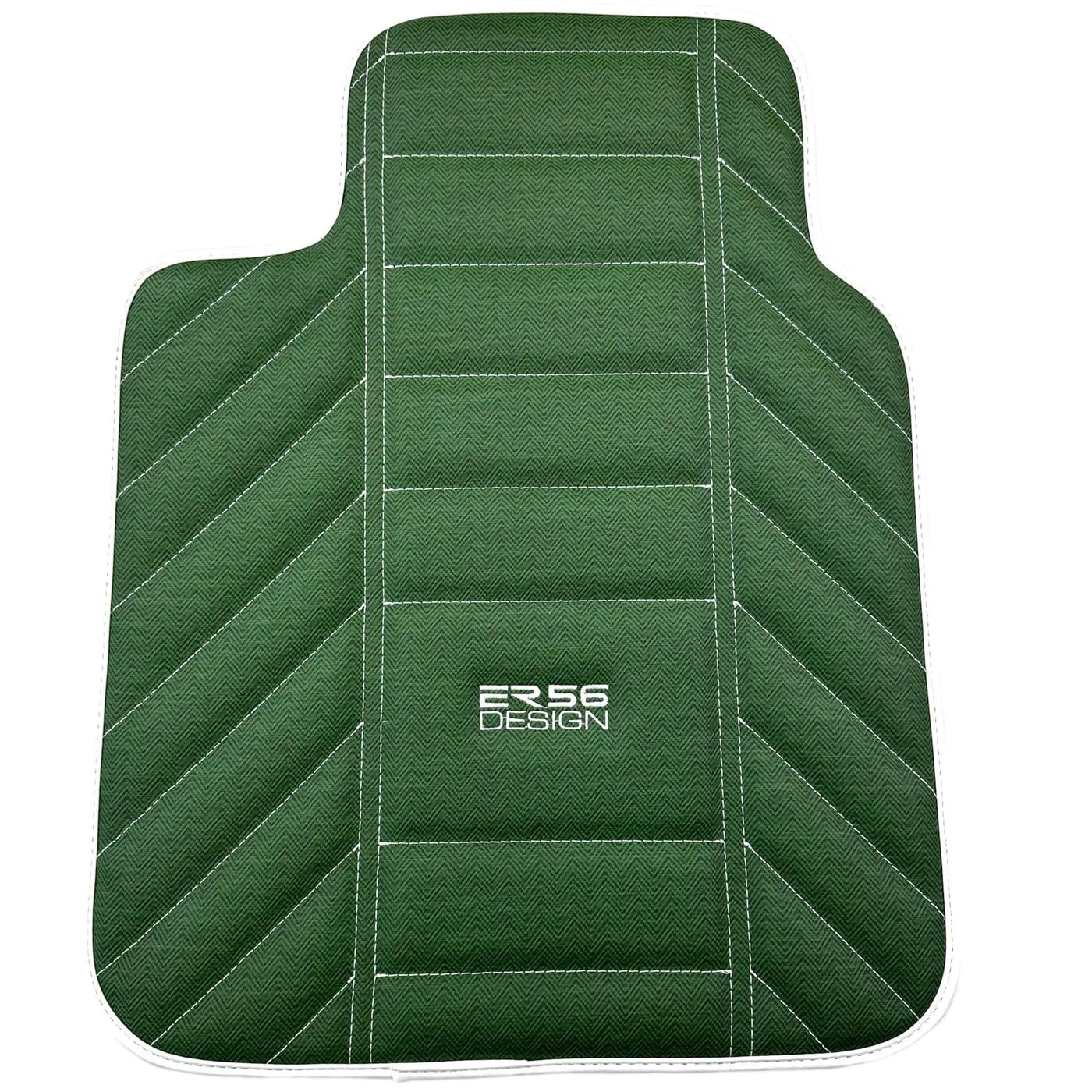 Green Leather Floor Mats For Rolls Royce Shadow 1965-1977 - AutoWin