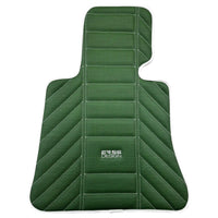 Green Leather Floor Mats For Rolls Royce Shadow 1965-1977 - AutoWin