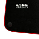 Black Floor Mats For Mercedes Benz C-Class W203 (2000-2007) ER56 Design - AutoWin