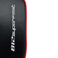 Carbon Fiber Leather Floor Mats For Ferrari 812 Superfast - AutoWin