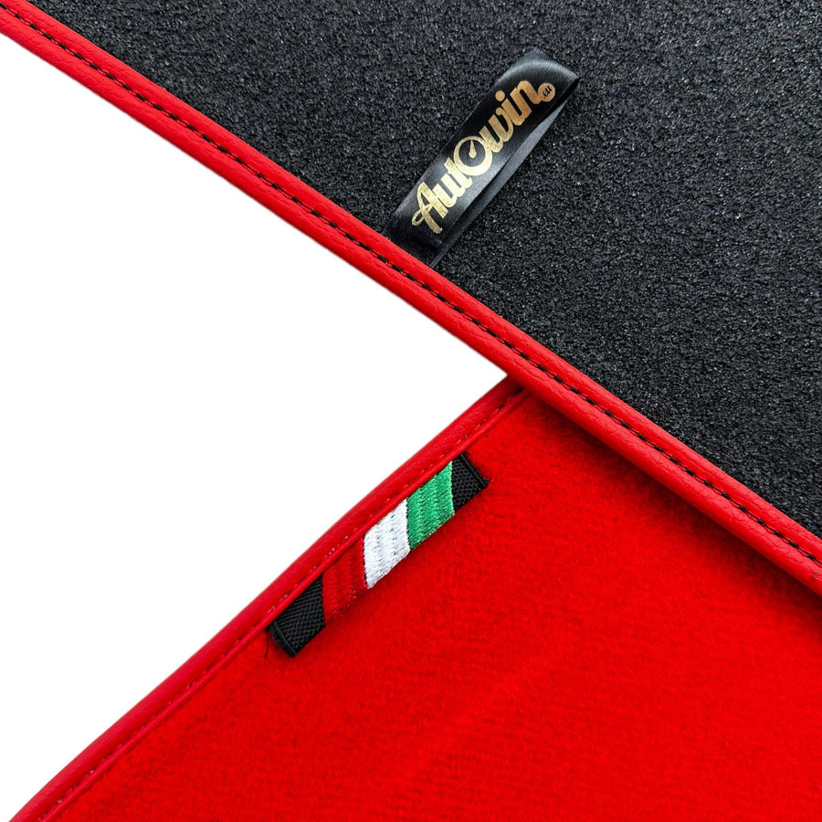 Floor Mats For Ferrari Mondial Convertible 1983-1993 Autowin Brand Italian Edition - AutoWin