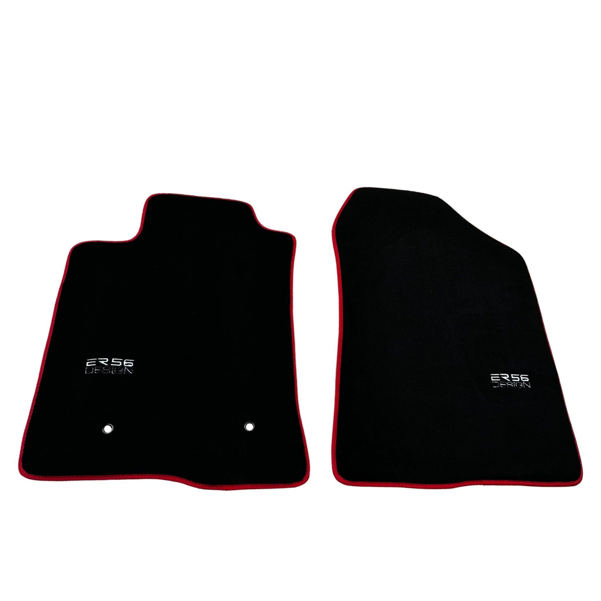 Black Floor Mats For Toyota Corolla Verso (2004-2009) ER56 Design - AutoWin