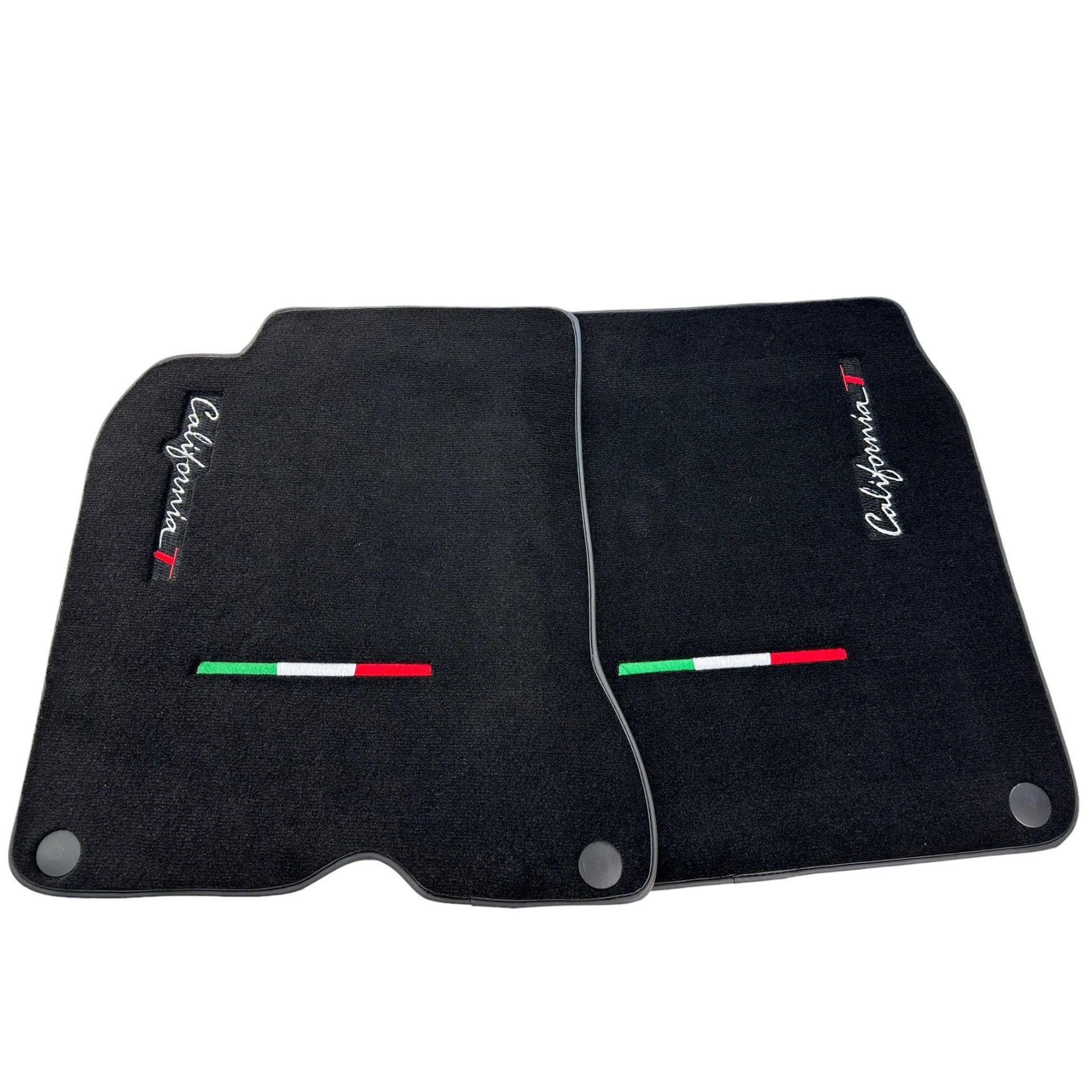 Black Floor Mats For Ferrari California T 2015–2018 - AutoWin