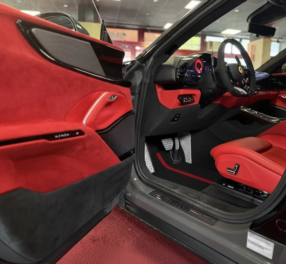 Interior look of floor mats for Ferrari Purosangue (2023-2027)