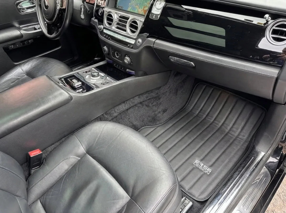 Interior look of floor mats for Rolls Royce Ghost Series II (2021-2024) ER56 Design Brand